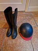 Gratis beginners set laarzen en cap mt 35 / 52-55cm, Dieren en Toebehoren, Ophalen of Verzenden, Dressuur, Cap