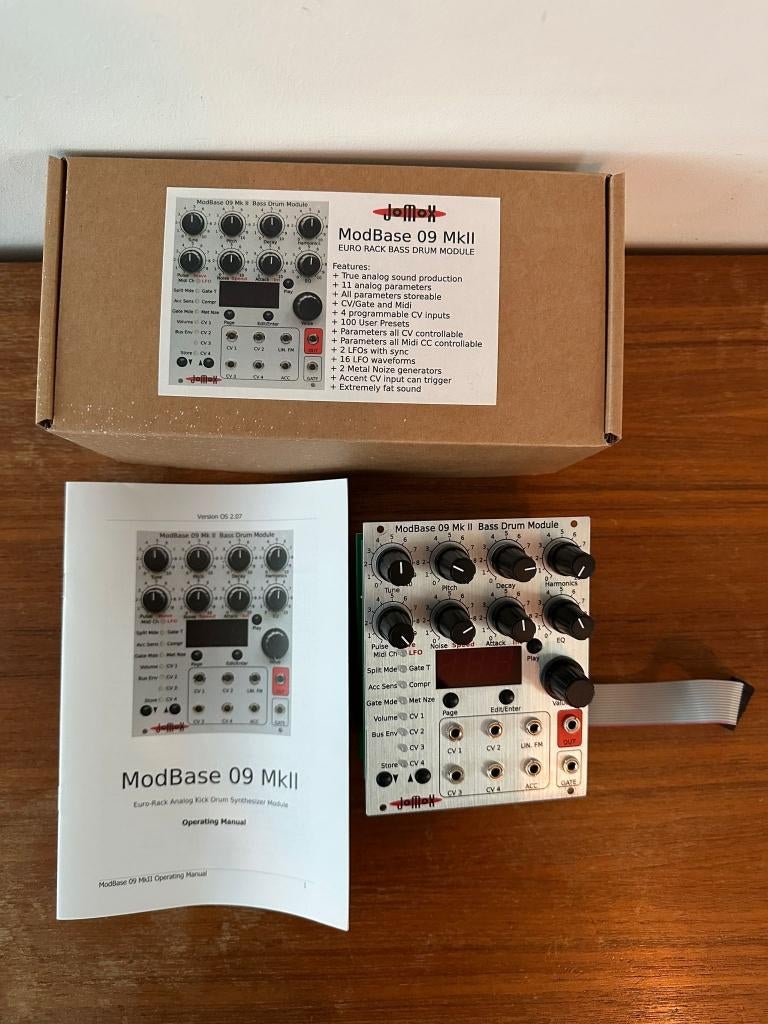 Jomox ModBase09 MKII kickdrum eurorack module, Ophalen of Verzenden, Zo goed als nieuw