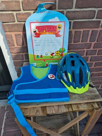 Biky Biky Oefenset + Fietshelm - Leer Fietsen! beschikbaar voor biedingen