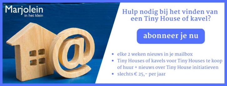 Nieuwsbrief over Tiny House woonlocaties, Huis en Inrichting, Overige Huis en Inrichting, Nieuw, Ophalen
