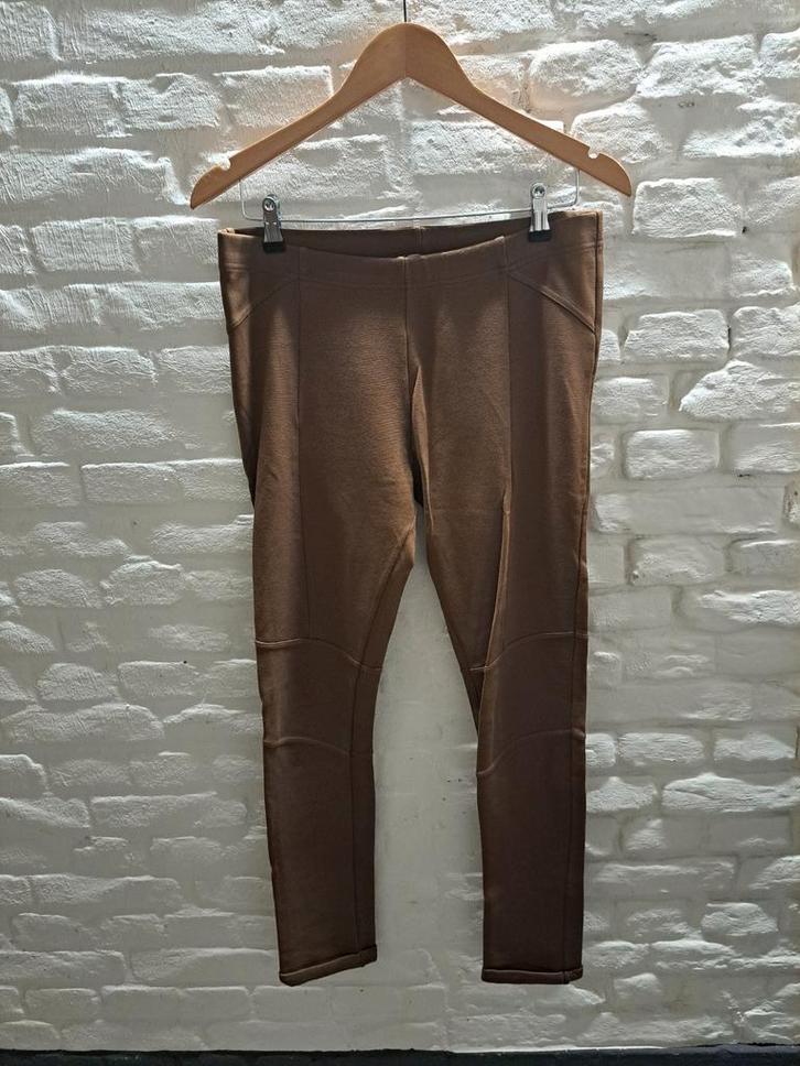 Sutherland tregging broek Maat 42, Kleding | Dames, Broeken en Pantalons, Zo goed als nieuw, Maat 42/44 (L), Bruin, Lang, Verzenden