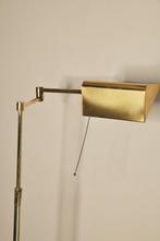 Vintage verstelbare vloerlamp messing klassiek modern, Ophalen, Gebruikt, 100 tot 150 cm, Modern, klassiek, japandi, bohemian,