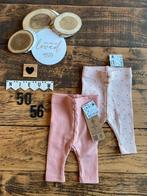 Baby girl 2x broekjes/leggings roze maat 50/56, Kinderen en Baby's, Babykleding | Maat 50, Ophalen of Verzenden, Nieuw, Meisje