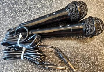 2 Perfecte karaoke microfoons