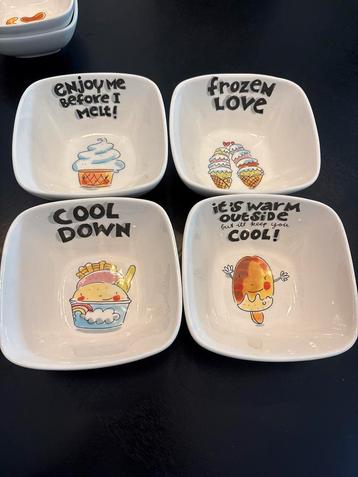 Blond Amsterdam IJsbakjes - Set van 4 beschikbaar voor biedingen