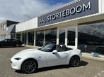 Mazda MX-5 2.0 GT-M | 160pk | Bi-Xenon | Leder | Stoelverwar, Gebruikt, 4 cilinders, Cabriolet, Wit