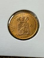 Gouden tientje 1876 Willem III, Koning Willem III, Losse munt, 10 gulden, Goud