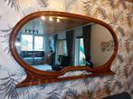 Grote ovale spiegel., Antiek en Kunst, Antiek | Spiegels, Ophalen, Ovaal, 150 tot 200 cm, Minder dan 100 cm