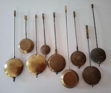 Slingers voor Franse pendule in 1 koop of per stuk. beschikbaar voor biedingen