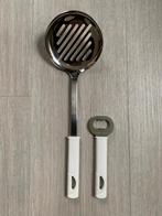 Brabantia schuimspaan, flesopener, met ophang-mogelijkheid, Ophalen of Verzenden, Zo goed als nieuw