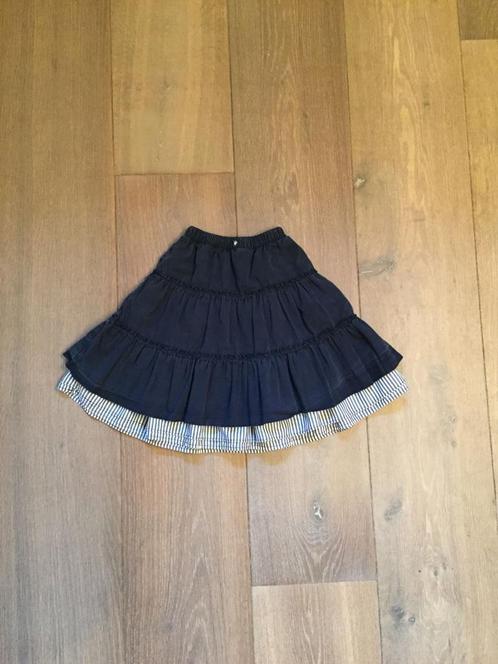 Blauw dubbellaags wijd rokje; Porto Azul; maat 116/122, Kinderen en Baby's, Kinderkleding | Maat 116, Zo goed als nieuw, Meisje