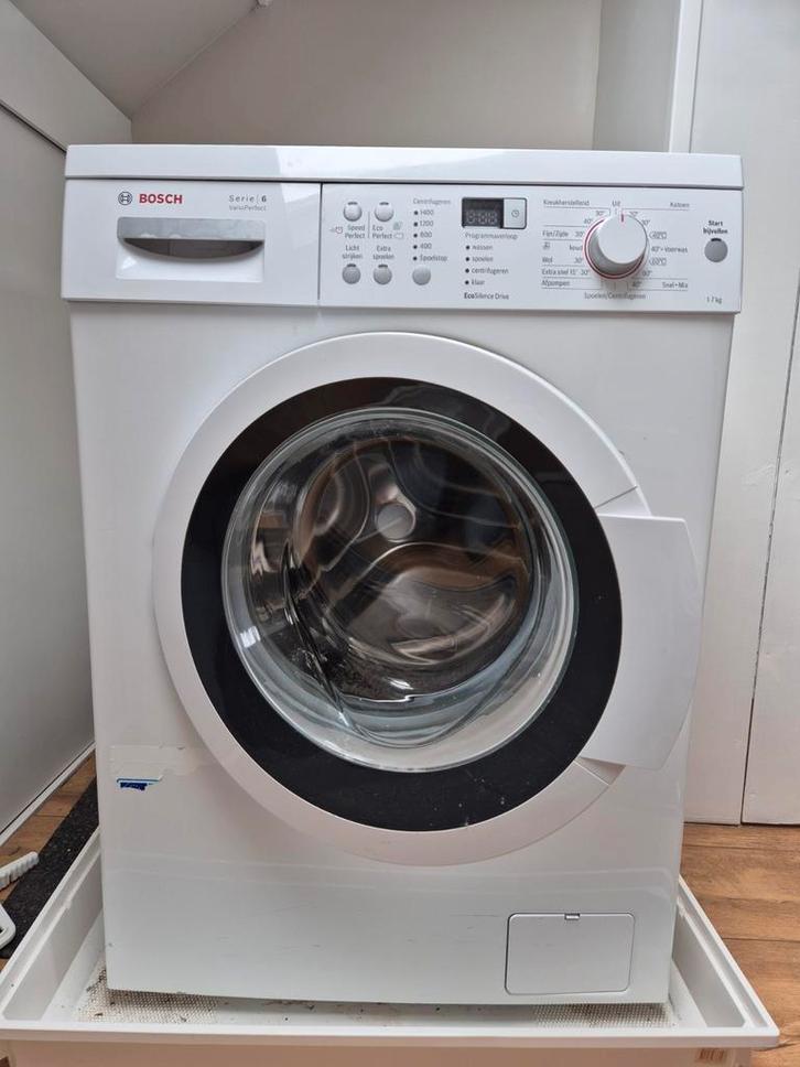 Bosch Serie 6 VarioPerfect Wasmachine, Witgoed en Apparatuur, Wasmachines, Gebruikt, Voorlader, 6 tot 8 kg, 85 tot 90 cm, 1200 tot 1600 toeren