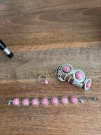 Armband 2 stuks en ring 18 nieuw, Ophalen of Verzenden, Nieuw, Zilver
