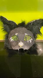 Zwarte kat “therian” masker, Hobby en Vrije tijd, Kostuums, Theaterbenodigdheden en LARP, Ophalen of Verzenden, Zo goed als nieuw