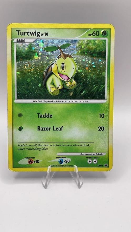 Pokémon Turtwig – DP01, Hobby en Vrije tijd, Verzamelkaartspellen | Pokémon, Zo goed als nieuw, Losse kaart, Ophalen of Verzenden