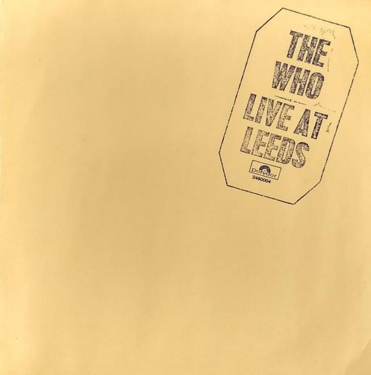 LP - Who, The ‎– Live At Leeds, Cd's en Dvd's, Vinyl | Rock, Gebruikt, Poprock, 12 inch, Ophalen of Verzenden