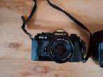 Yashica FX-3 Fotocamera met flitser, Audio, Tv en Foto, Fotocamera's Analoog, Ophalen of Verzenden, Zo goed als nieuw, Spiegelreflex