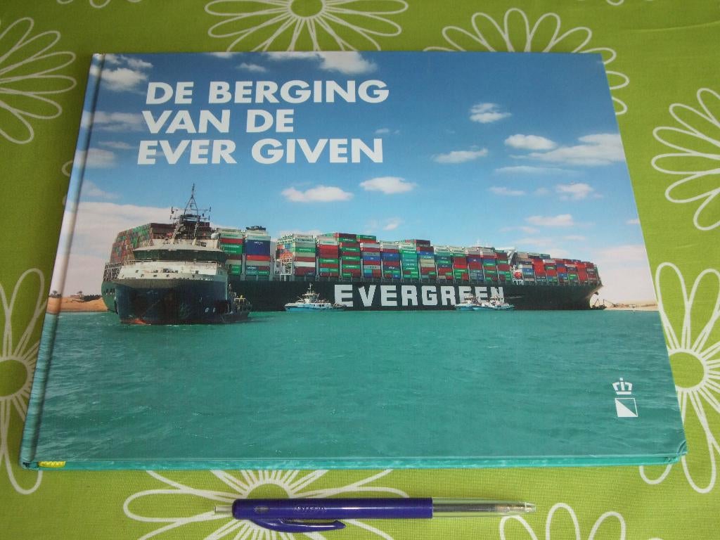 De berging van de Ever Given - Blokkering Suezkanaal 2021, Verzamelen, Scheepvaart, Ophalen of Verzenden, Zo goed als nieuw, Boek of Tijdschrift