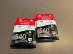 Print cartridges Canon Pixma 540 black 2 stuks, Computers en Software, Printerbenodigdheden, Ophalen, Nieuw, Cartridge, Canon