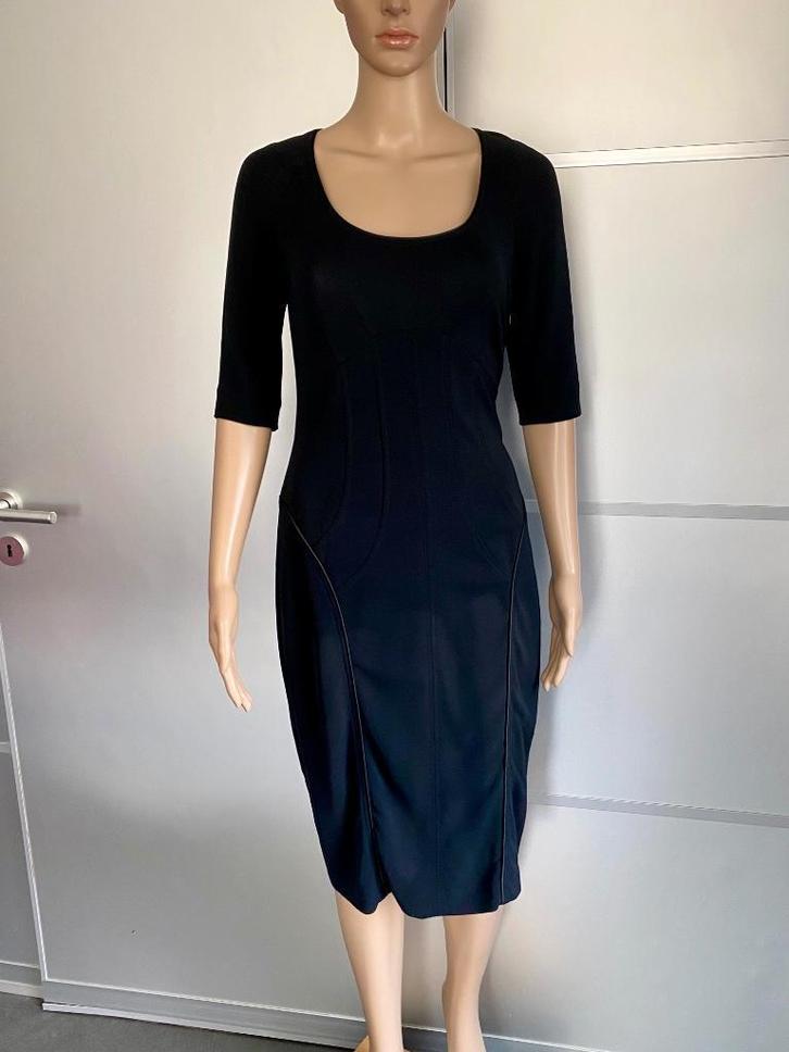 i511 Nieuw: Laltramoda maat 38=M jurk jurkje zwart, Kleding | Dames, Jurken, Nieuw, Maat 38/40 (M), Zwart, Knielengte, Ophalen of Verzenden