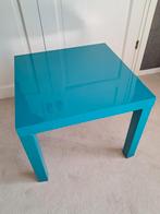 Ikea Lack bijzettafeltje Hoogglans Turquoise, Kinderen en Baby's, Kinderkamer | Tafels en Stoelen, Ophalen, Zo goed als nieuw