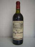 wijn 1985 Chateau Puy Castera Haut Medoc 40 Jaar !!!, Verzamelen, Frankrijk, Nieuw, Ophalen of Verzenden, Rode wijn