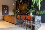 Kookeiland met robuust blad en hoge kastenwand, Huis en Inrichting, Ophalen, Zwart, Overige typen, Met kookeiland