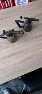 Twee oude verf branders van vroeger, Ophalen of Verzenden, Gebruikt, Metaal of Aluminium