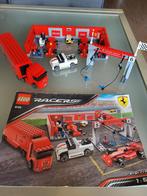 Lego 8155, Racers, Ferrari, Ferrari F1 Pit., Kinderen en Baby's, Speelgoed | Duplo en Lego, Ophalen of Verzenden, Lego, Zo goed als nieuw