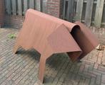 Plaatstaal koe beeld voor buiten, Antiek en Kunst, Kunst | Beelden en Houtsnijwerken, Ophalen