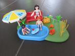 Playmobil compact zwembad, 14 delig set., Ophalen of Verzenden, Gebruikt