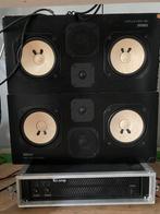 Yamaha ns40m studio monitors, Audio, Tv en Foto, Luidsprekers, Zo goed als nieuw, 120 watt of meer, Front, Rear of Stereo speakers