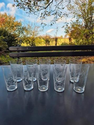10 kristallen waterglazen Lemberg Lorraine beschikbaar voor biedingen