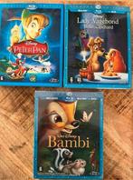 Disney blu-ray @ dvd Bambi , Peter Pan en Lady Vagebond, Cd's en Dvd's, Blu-ray, Ophalen of Verzenden, Nieuw in verpakking, Tekenfilms en Animatie