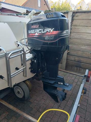 Mercury 90 pk langstaart motor 2 tact beschikbaar voor biedingen