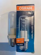 2x Osram Halolux Ceram 150W helder + 100W mat NIEUW E27 groo, 60 watt of meer, Halogeen (gloei)lamp, Nieuw, E27 (groot)