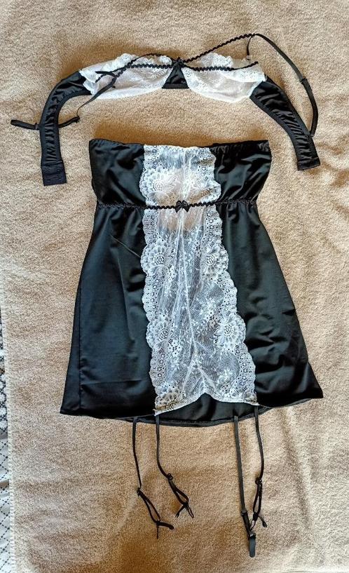 Z.G.A.NIEUW Jurkje zwart-wit Onderborstmaat 65 Cm, Kleding | Dames, Ondergoed en Lingerie, Setje, Ophalen