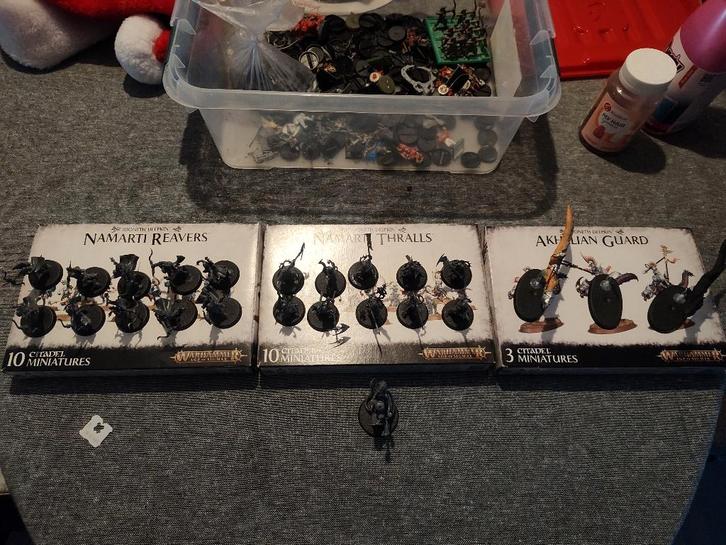 Idoneth Deepkin, Hobby en Vrije tijd, Modelbouw | Figuren en Diorama's, Zo goed als nieuw, Figuur of Figuren, 1:50 of kleiner