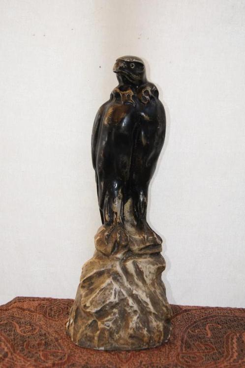 Roofvogel en uil, Antiek en Kunst, Kunst | Beelden en Houtsnijwerken, Ophalen of Verzenden