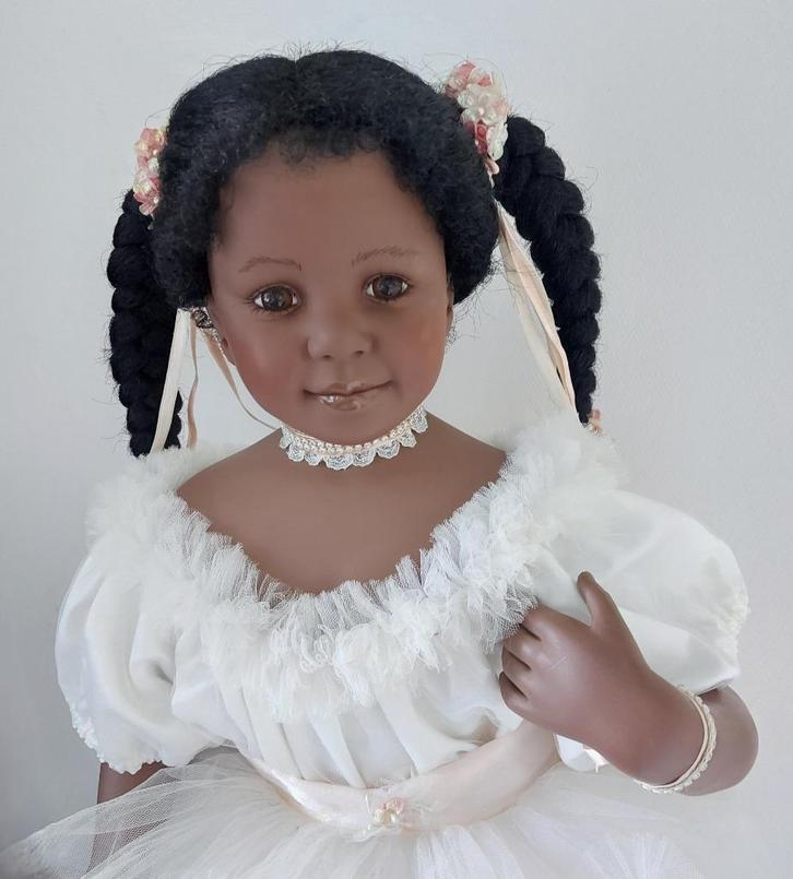 Kunstenaarspop Jasmine van Rotraut Schrott. Pop Ballerina, Verzamelen, Poppen, Zo goed als nieuw, Pop, Ophalen