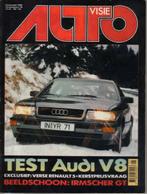 Autovisie 26 1988 : Audi V8 - Mitsubishi Galant GTi 16V, Ophalen of Verzenden, Gelezen, Algemeen