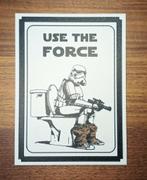 Stormtrooper toilet spreukenbordje, Ophalen of Verzenden, Nieuw, Gebruiksvoorwerp