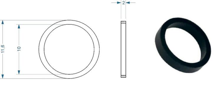 Fleischmann 00544001 - slipbandjes 2mm (10stuks), Hobby en Vrije tijd, Modeltreinen | H0, Nieuw, Overige typen, Gelijkstroom of Wisselstroom