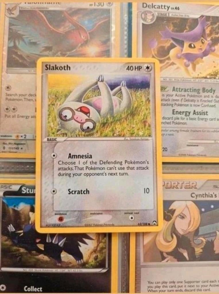 Slakoth 63/108 Ex Power Keepers pokemon kaart, Ophalen of Verzenden, Gebruikt, Losse kaart