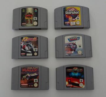 6 Nintendo 64 Spellen beschikbaar voor biedingen