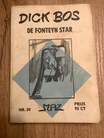 DICK BOS NR 30 : DE FONTEYN STAR      DETECTIVE STRIPSERIE., Gelezen, Alfred Mazure, Ophalen of Verzenden, Eén stripboek