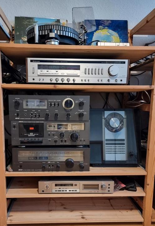 Akai AM-2650 vintage versterker AT-2650 GX706D cassettedeck, Audio, Tv en Foto, Versterkers en Receivers, Zo goed als nieuw, Stereo