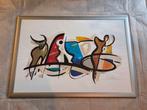 Abstract Schilderij met Lijst - 76x106 cm, Ophalen