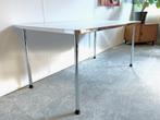 tafel GS686 Dutch Originals wit chromen poten 160 x 90 cm, Ophalen, -, -, Zo goed als nieuw