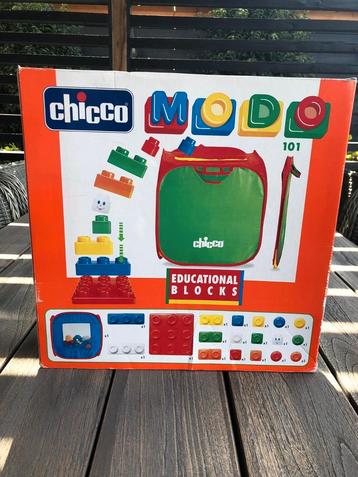 Bouwblokken in stoffen kubus als nieuw CHICCO MODO educatiev beschikbaar voor biedingen
